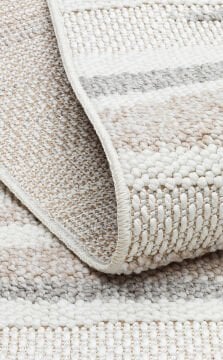 Eko Halı Motto Bukle Halı MOT 02 White Beige