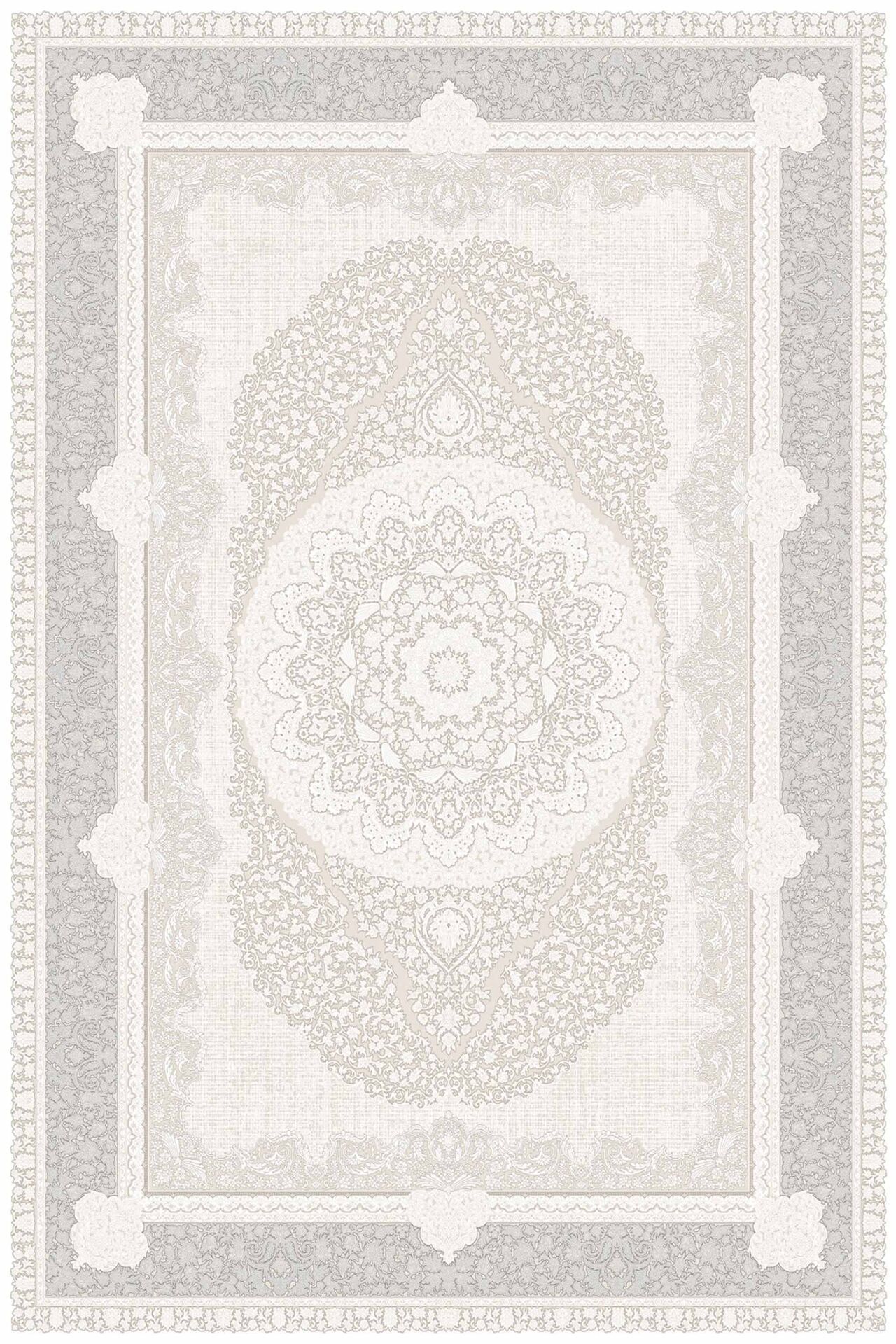 Bahariye Halı Simya SY02B GRİ