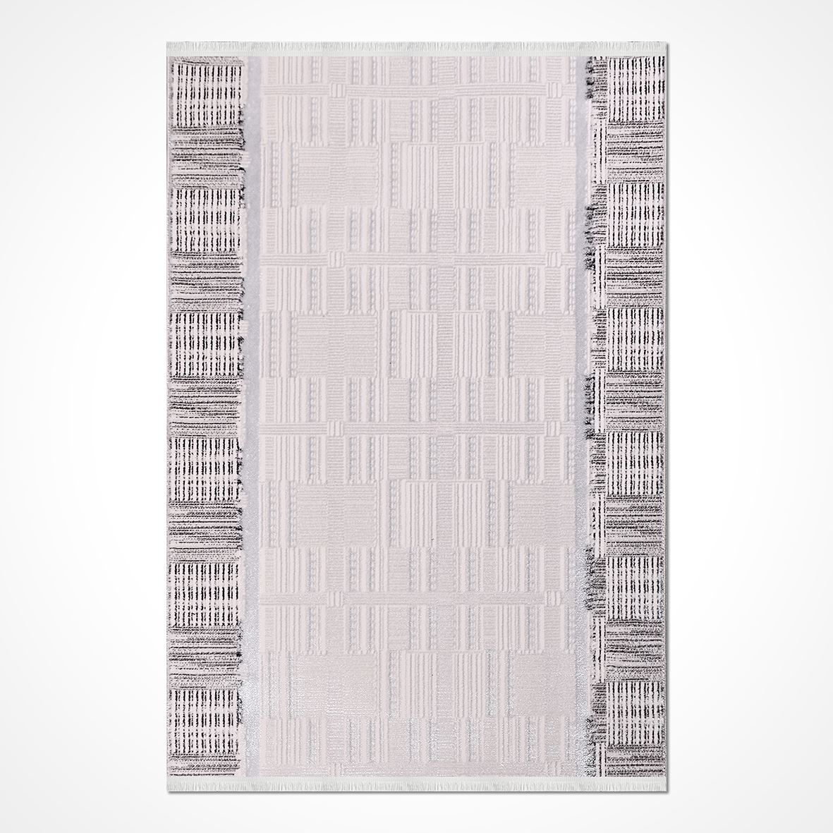 Crea Halı Leon Özel Ebat Kesme Halı 1455 Ak