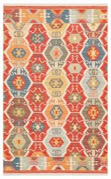 Eko Halı Nomad Çift Taraflı Yıkanabilir Otantik Desen Kilim NMD 06 Red