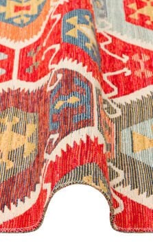 Eko Halı Nomad Çift Taraflı Yıkanabilir Otantik Desen Kilim NMD 06 Red