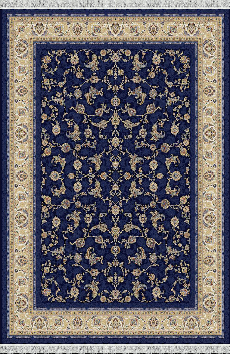 Wolen Halı Ottoman Yumuşak Viscon Halı 5257 MAVİ