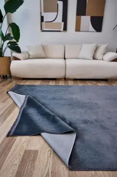 Apex Yoga 5014 Antrasit Düz Desensiz Antrasit Halı