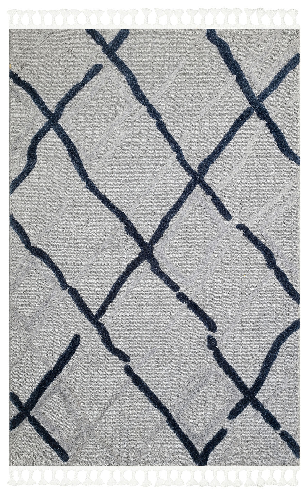 Eko Halı Terazzo İskandinav Halı TRZ03 Grey Navy