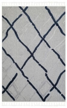 Eko Halı Terazzo İskandinav Halı TRZ03 Grey Navy