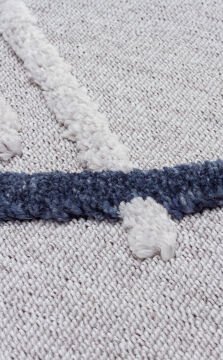 Eko Halı Terazzo İskandinav Halı TRZ03 Grey Navy