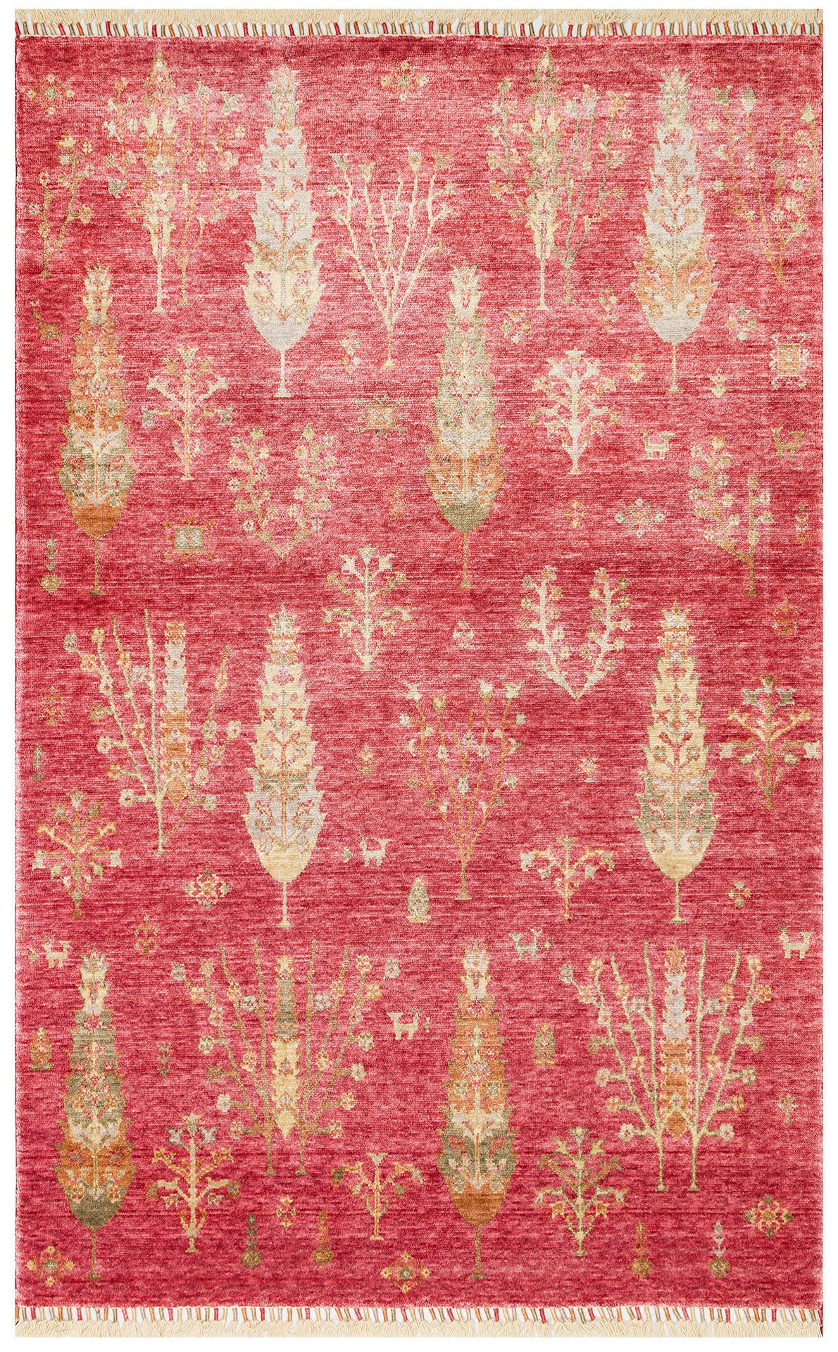 Eko Halı Zara Otantik Desen Özel Tezgah Halısı ZR 08 Red Autumn