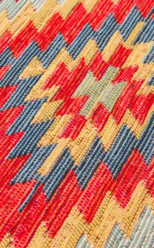 Eko Halı Nomad Çift Taraflı Yıkanabilir Otantik Desen Kilim NMD 07 Terra