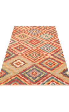 Eko Halı Nomad Çift Taraflı Yıkanabilir Otantik Desen Kilim NMD 07 Terra