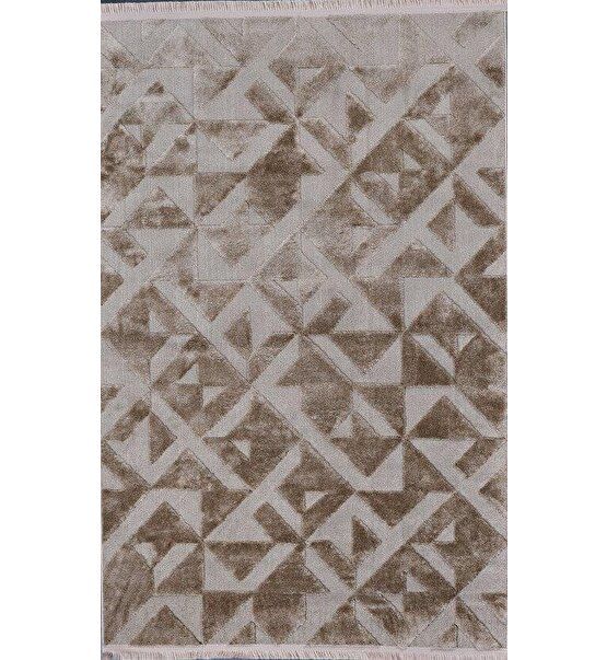 Gümüşsuyu Halı Deco Geo 15869 Kahve 100X200