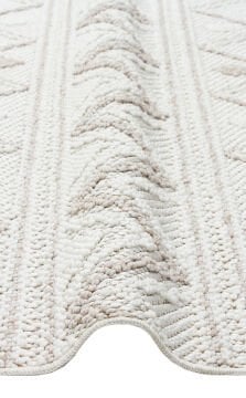 Eko Halı Motto Bukle Halı MOT 03 White Beige