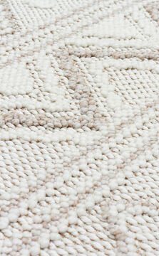 Eko Halı Motto Bukle Halı MOT 03 White Beige