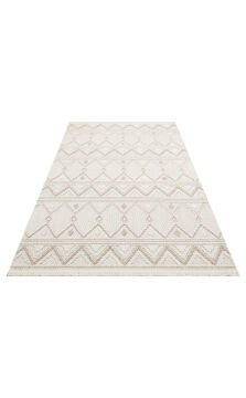 Eko Halı Motto Bukle Halı MOT 03 White Beige