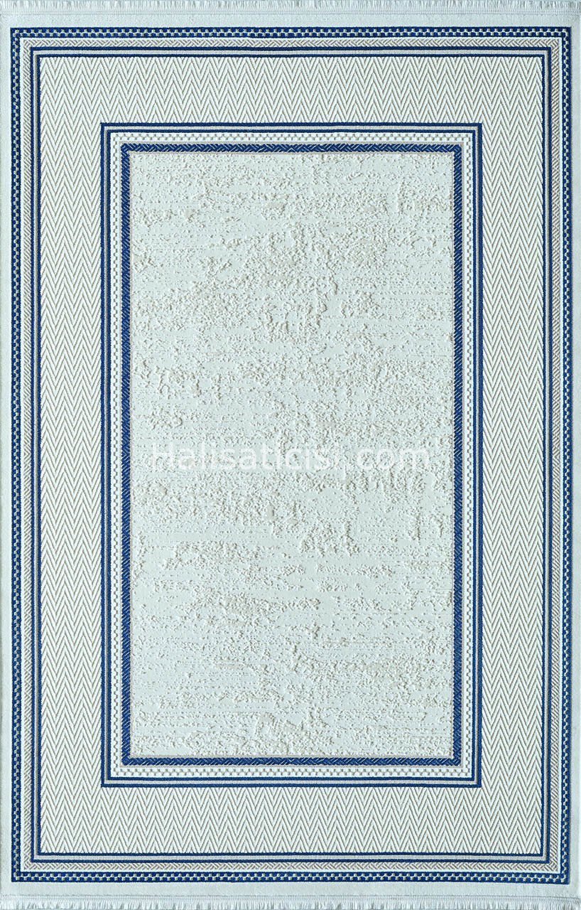 Artemis Murano 09165E Bej Lacivert Halı