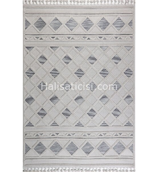 Gümüşsuyu Halı Deco Alvin 12731 Gri 100X200