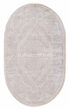 Ezgi B076X-KREM-BEJ OVAL 121x180