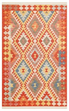 Eko Halı Nomad Çift Taraflı Yıkanabilir Otantik Desen Kilim NMD 09 Light Multy