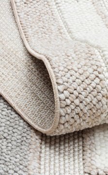 Eko Halı Motto Bukle Halı MOT 04 Beige Grey