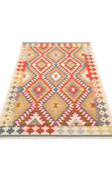 Eko Halı Nomad Çift Taraflı Yıkanabilir Otantik Desen Kilim NMD 09 Light Multy