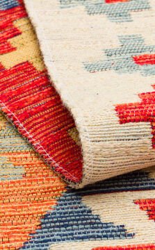 Eko Halı Nomad Çift Taraflı Yıkanabilir Otantik Desen Kilim NMD 09 Light Multy