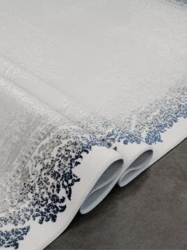 Woolen Halı Delüxe Viscon Akrilik Salon Halısı 6501 MAVİ