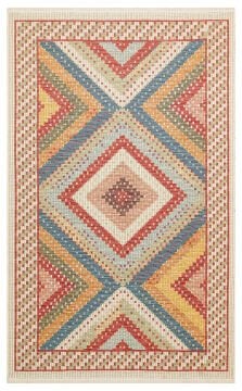 Eko Halı Nomad Çift Taraflı Yıkanabilir Otantik Desen Kilim NMD 10 Red