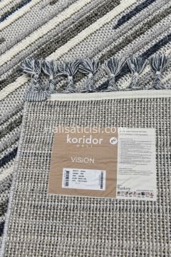 Koridor Halı Vison İskandinav Halı Tarzı Özel Ebatlı Kesme Halı VS06