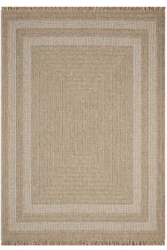 Seyran Halı İndia Hasır Görünümlü Halı 668 Beyaz