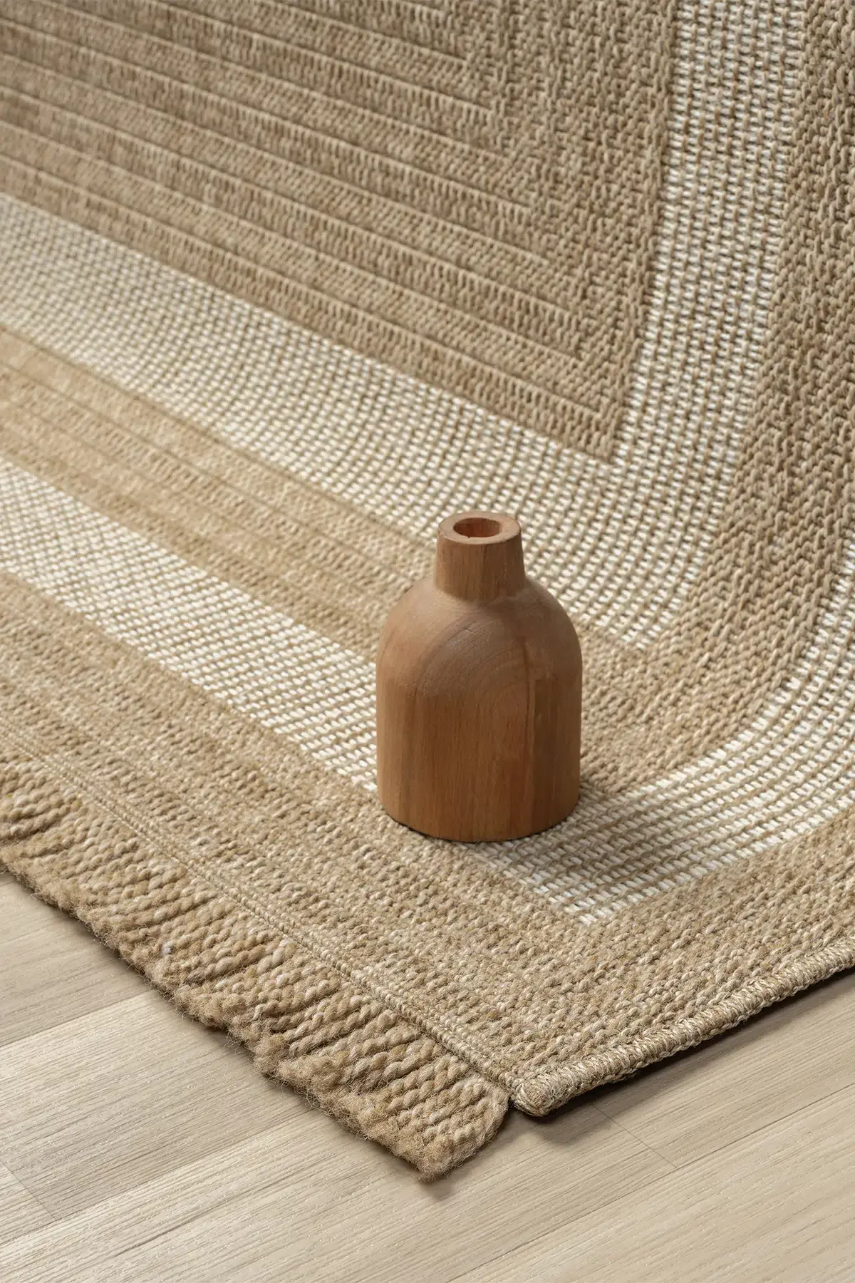 Seyran Halı İndia Hasır Görünümlü Halı 668 Beyaz