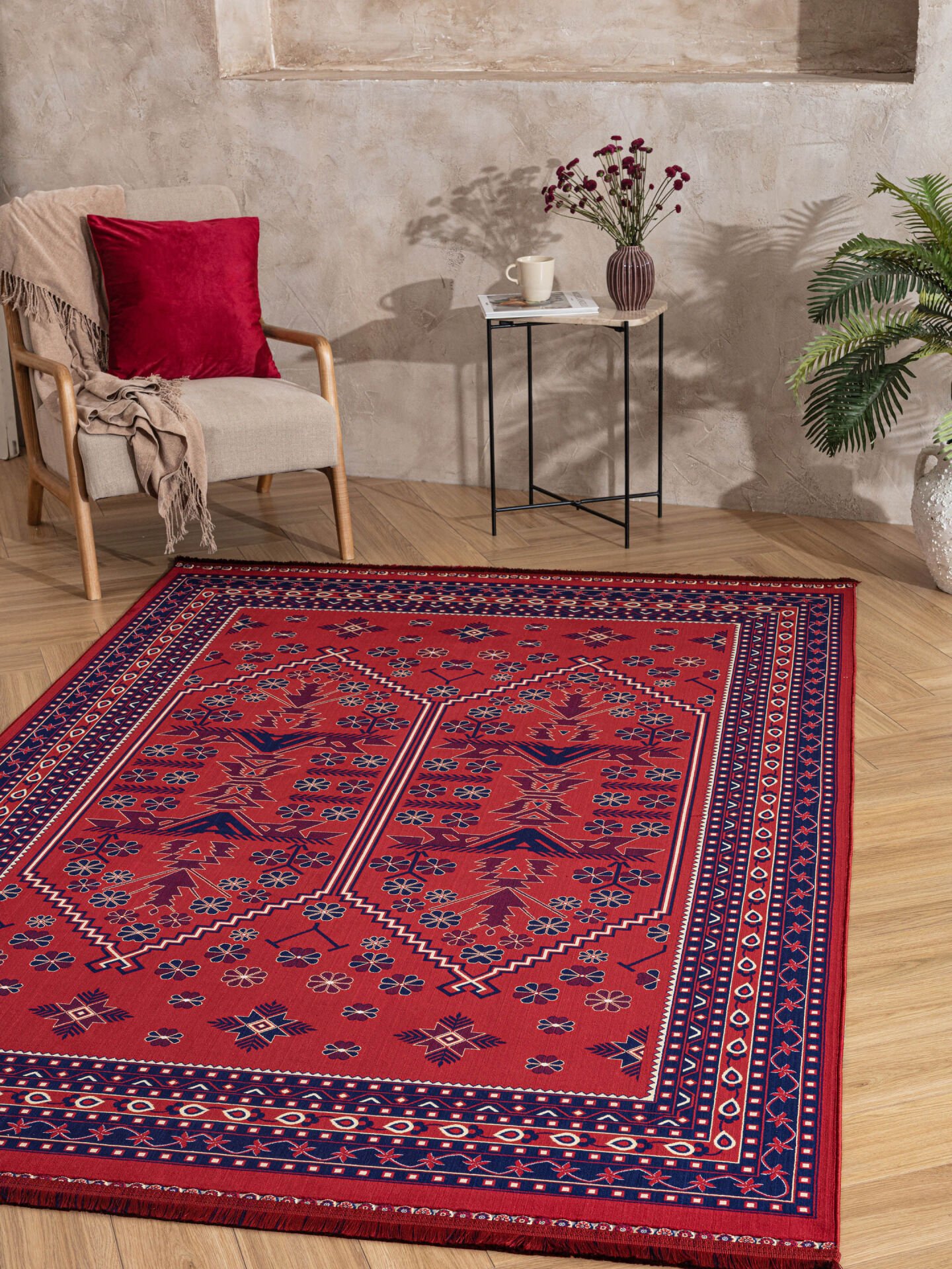 La Boutique Halı Afgan Desenli Ahlat Halı HT03