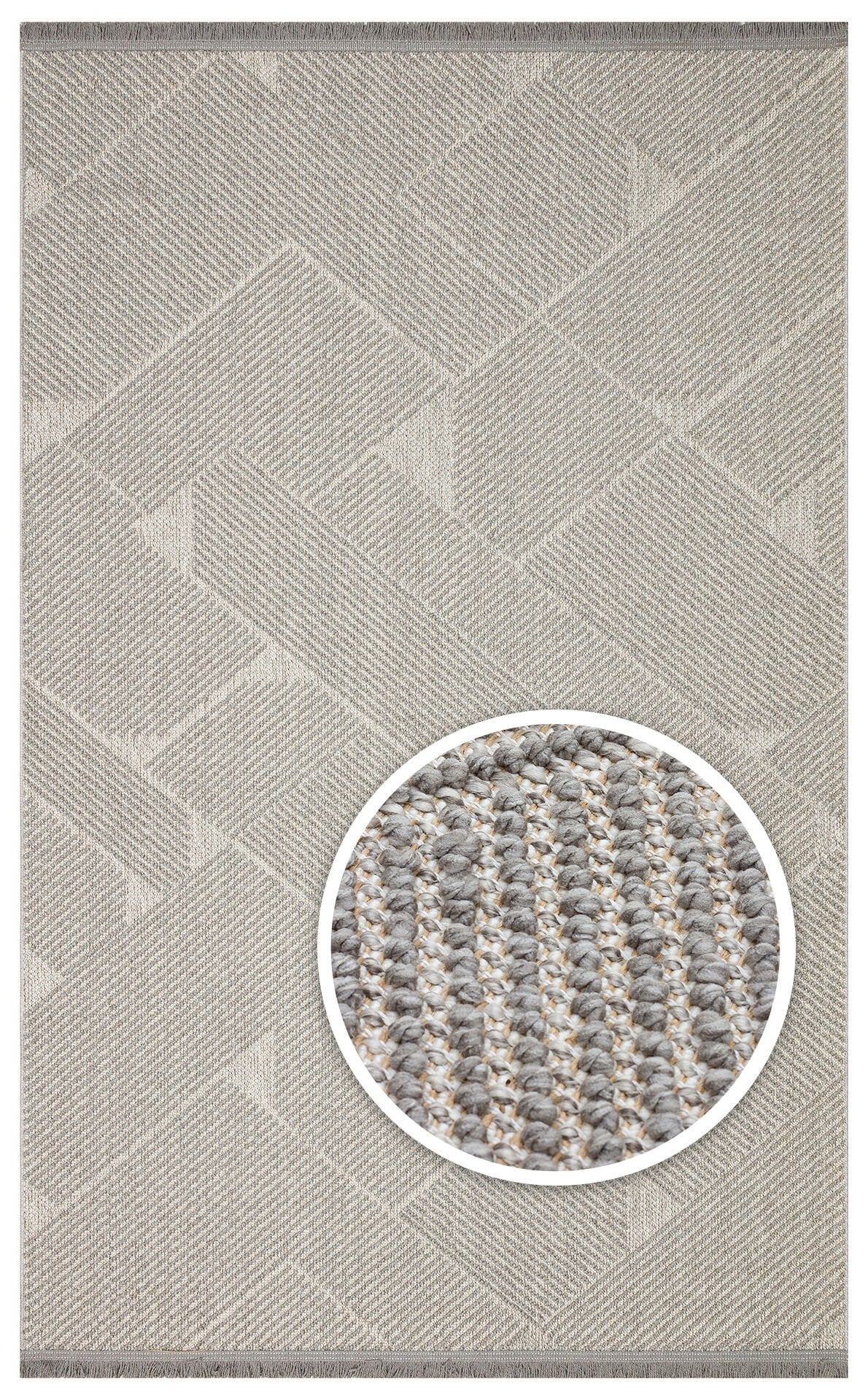 Eko Halı Motto Bukle Halı MOT 10 Grey