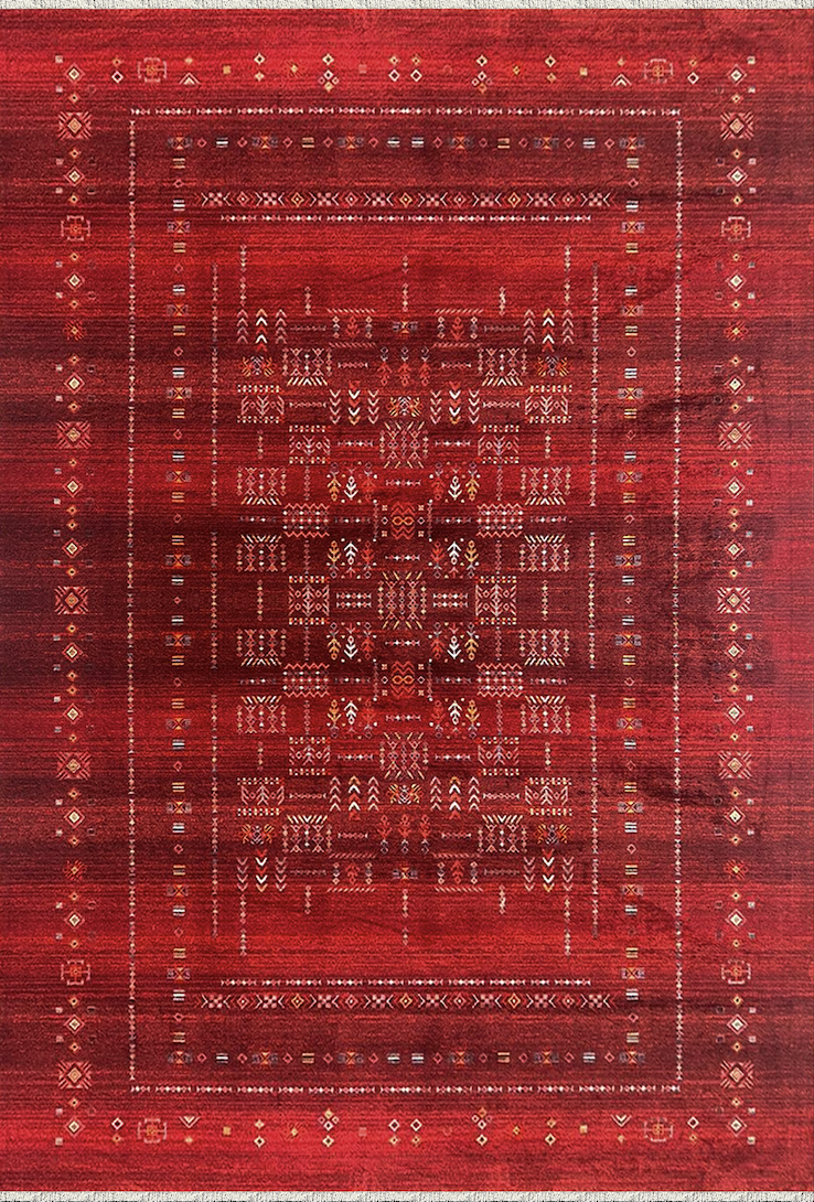 Woolen Halı Antique 8853 BORDO