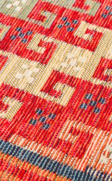 Eko Halı Nomad Çift Taraflı Yıkanabilir Otantik Desen Kilim NMD 11 Terra