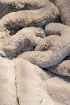 Apex Halı Palma Peluş Gri