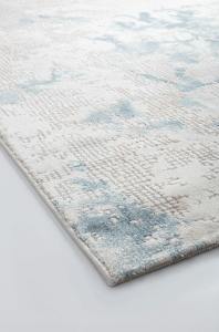 Bahariye Halı Craft Özel Ebat 8603 Beyaz Mavi