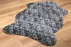 Doğuş Peluş Halı Leopar Post Siyah