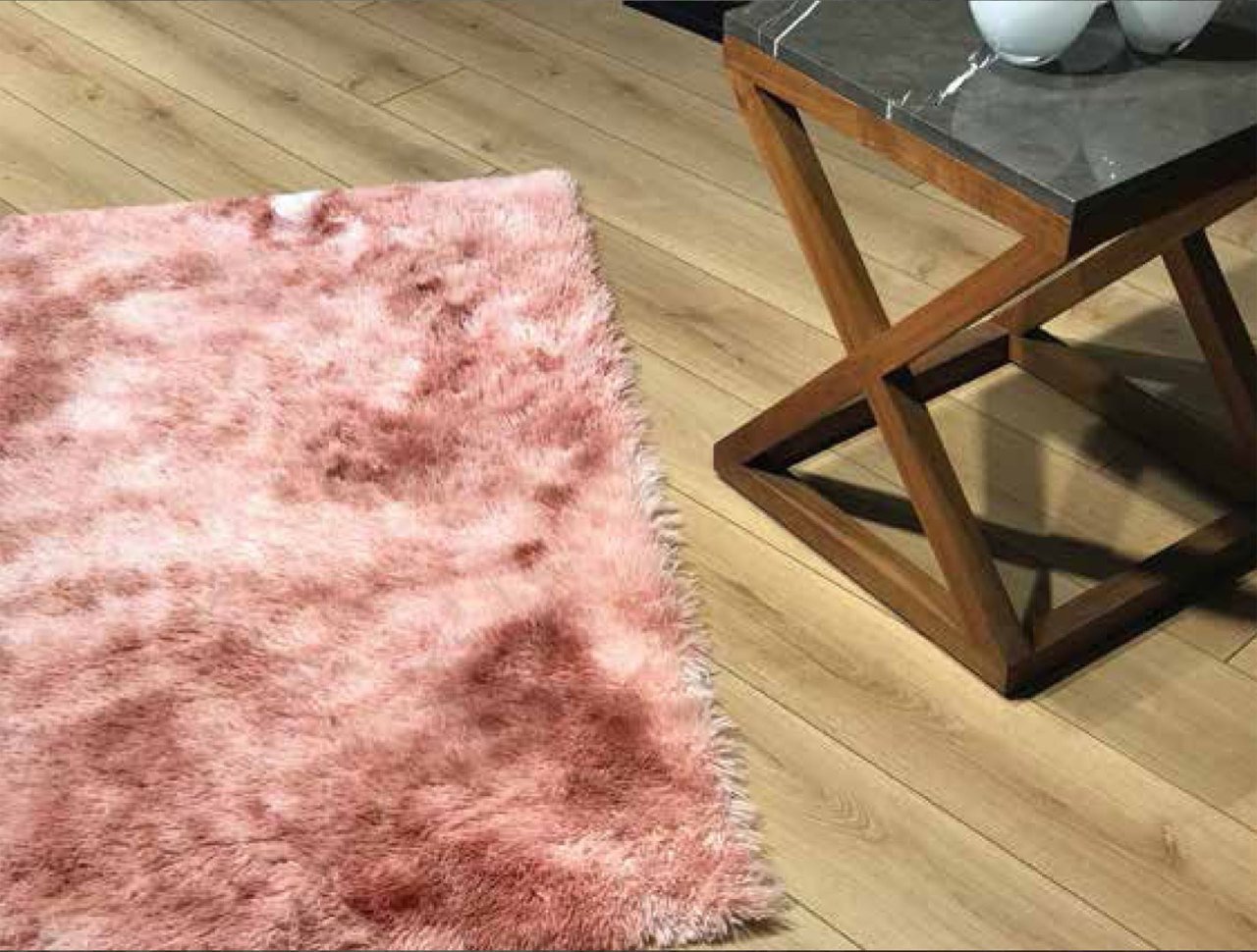 Doğuş Peluş Halı Batik Tavşan Somon