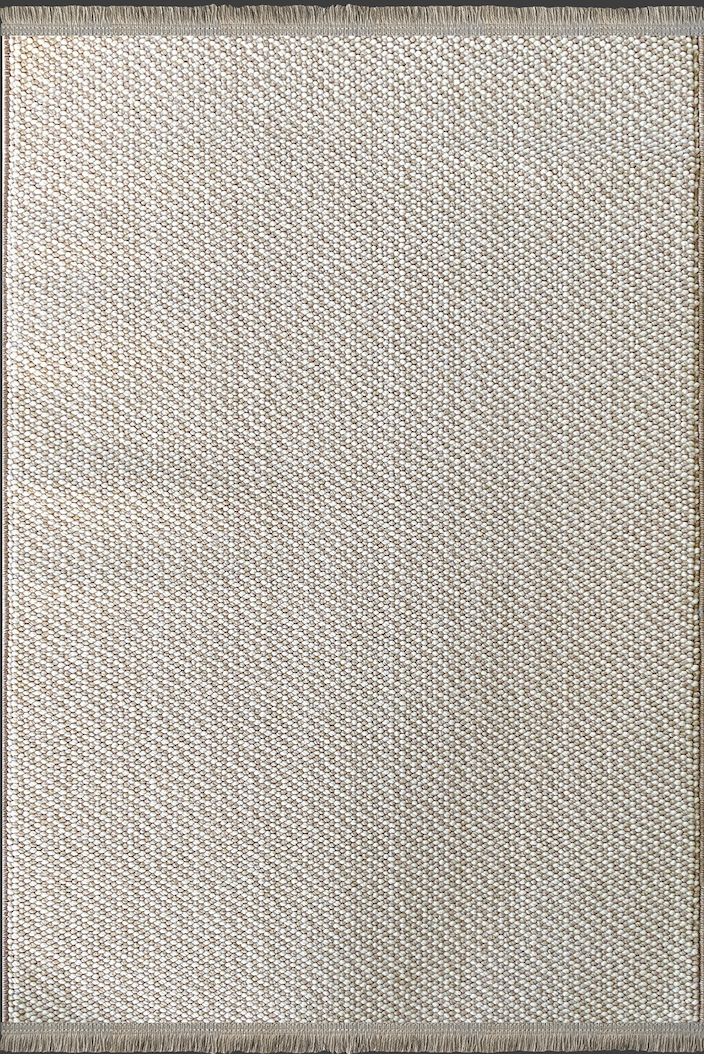 Woolen Tual Anti Alerjik Bukle Halı 8401 BEJ