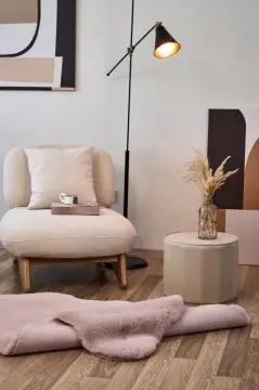 Apex Halı Palma Peluş Pudra