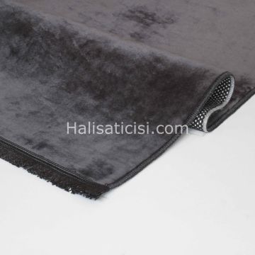 Melidia Halı Sahra Özel Ebat Kesme Halı 2506-ANTRASIT 100 cm