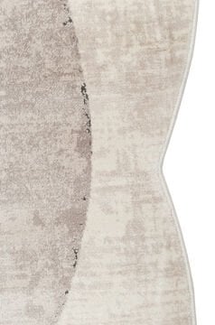 Eko Halı Amorf Tasarımlı Modern Viskon Halı UTP02 Cream Grey