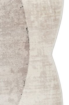 Eko Halı Amorf Tasarımlı Modern Viskon Halı UTP02 Cream Grey