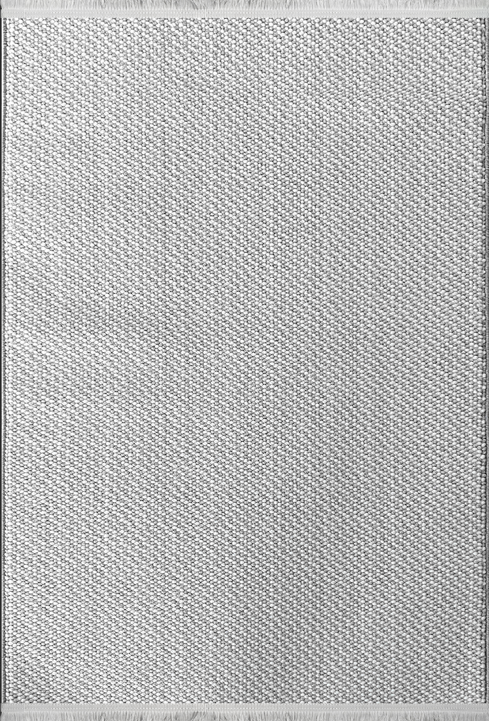 Woolen Tual Anti Alerjik Bukle Halı 8402 GRİ