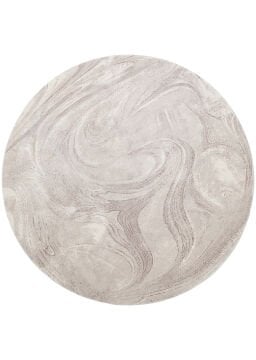 Eko Halı Amorf Tasarımlı Modern Viskon Halı UTP04 Cream