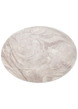 Eko Halı Amorf Tasarımlı Modern Viskon Halı UTP04 Cream