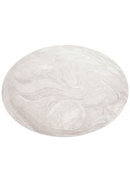 Eko Halı Amorf Tasarımlı Modern Viskon Halı UTP04 Cream