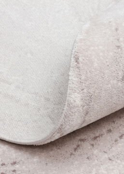 Eko Halı Amorf Tasarımlı Modern Viskon Halı UTP04 Cream