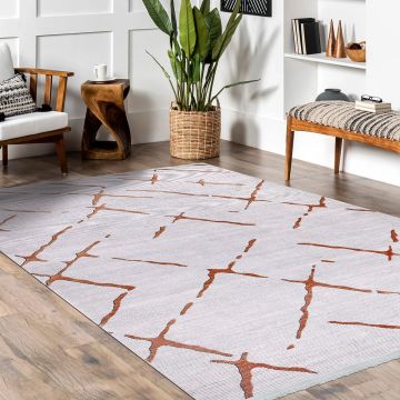 Crea Halı Stone Özel Ebat 17171K 100 cm