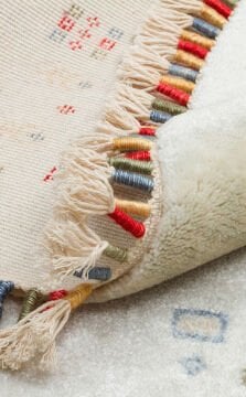 Eko Halı Zara Otantik Desen Özel Tezgah Halısı ZR 06 Beige Yuvarlak