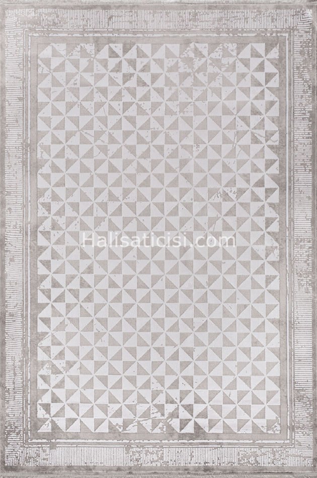 Deniz C291 BEYAZ GRİ 116x190